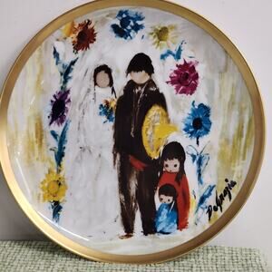 DeGrazia 1988 “The Wedding Party” Collector Plate Artists of the World 9¼"